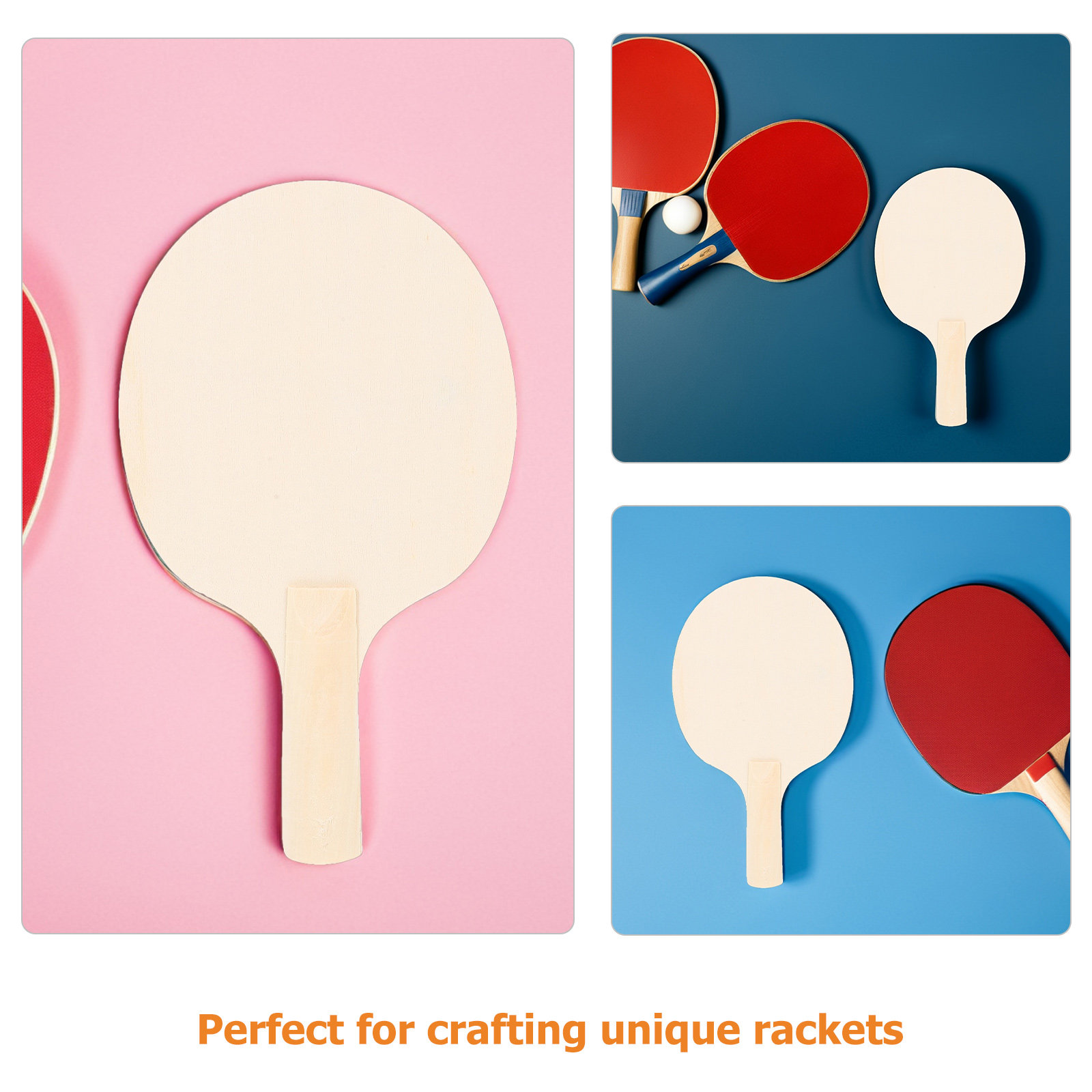 12개입 DIY 탁구 라켓, 미완성된 나무 재질의 탁구 - Table Tennis Racket 리뷰 및 가격