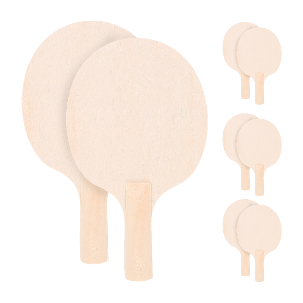 4개 세트의 나무 탁구 라켓 블랭크, DIY용 미완성  - Table Tennis Racket 리뷰 및 가격