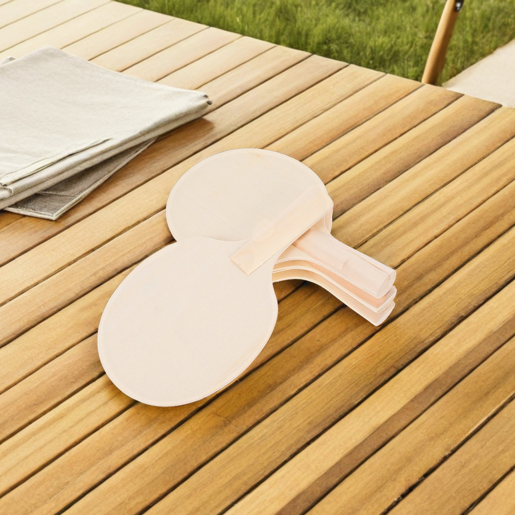 4개 세트의 나무 탁구 라켓 블랭크, DIY용 미완성  - Table Tennis Racket 리뷰 및 가격